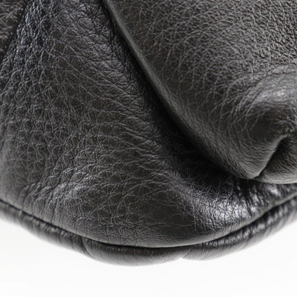 Balenciaga Everyday Waist Bag Leather, BLACK, LEATHER, Crossbody bag