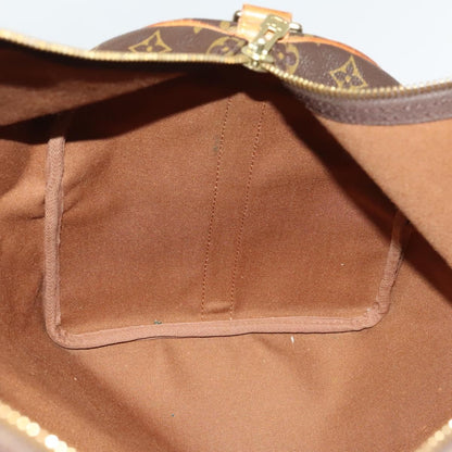 Louis Vuitton Keepall Bandouliere Bag Monogram Canvas, BROWN, CANVAS, Travel bag