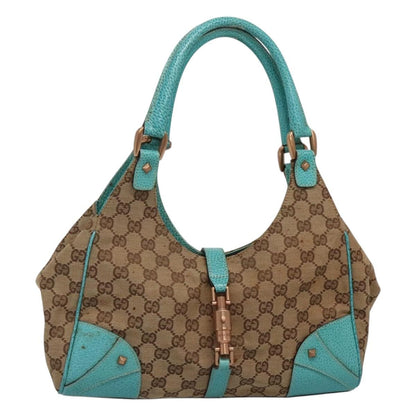 Gucci Joy Bardot Hobo GG Canvas, BEIGE, CANVAS, Handbag