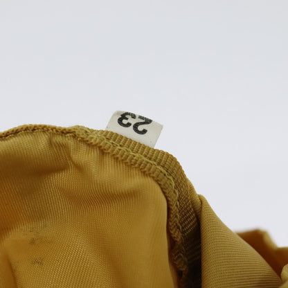 Prada Drawstring Wristlet Bucket Bag Tessuto, YELLOW, NYLON, Clutche & pouche
