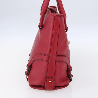 Salvatore Ferragamo Vintage Handbag Leather, RED, LEATHER, Handbag