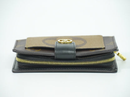 Louis Vuitton Juliette Wallet Reverse Monogram Canvas, BROWN, CANVAS, Wallets