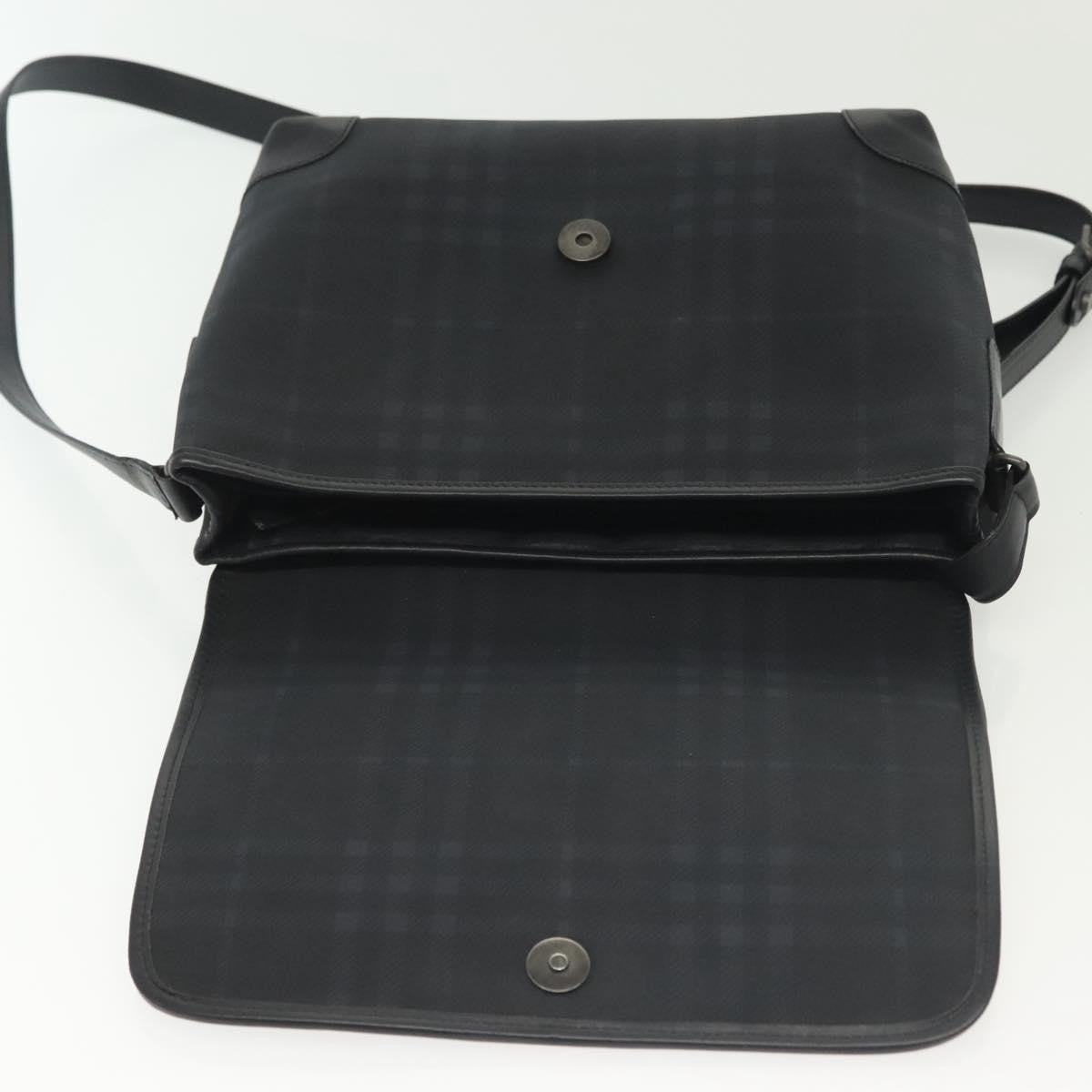 Burberry Nova check Shoulder bag Canvas, NAVY, CANVAS, Shoulder bag