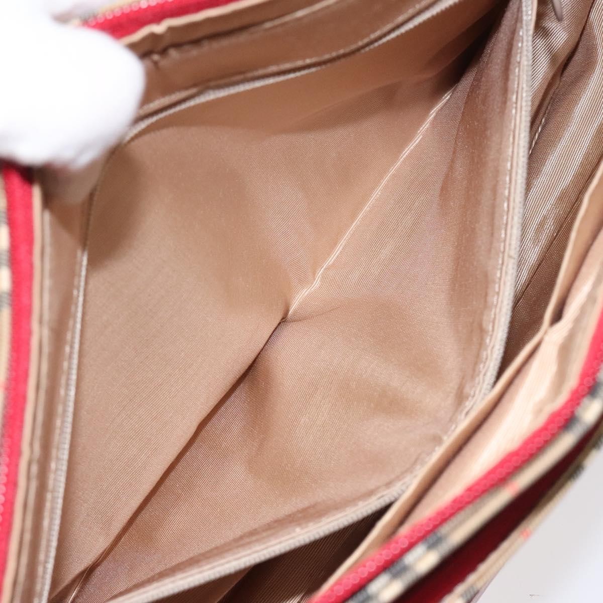 Burberry Nova Check Handbag Nova Check Canvas, BEIGE, CANVAS, Handbag