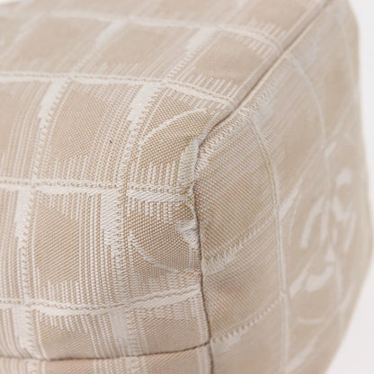 Chanel Travel line pouch Nylon, BEIGE, NYLON, Clutche & pouche