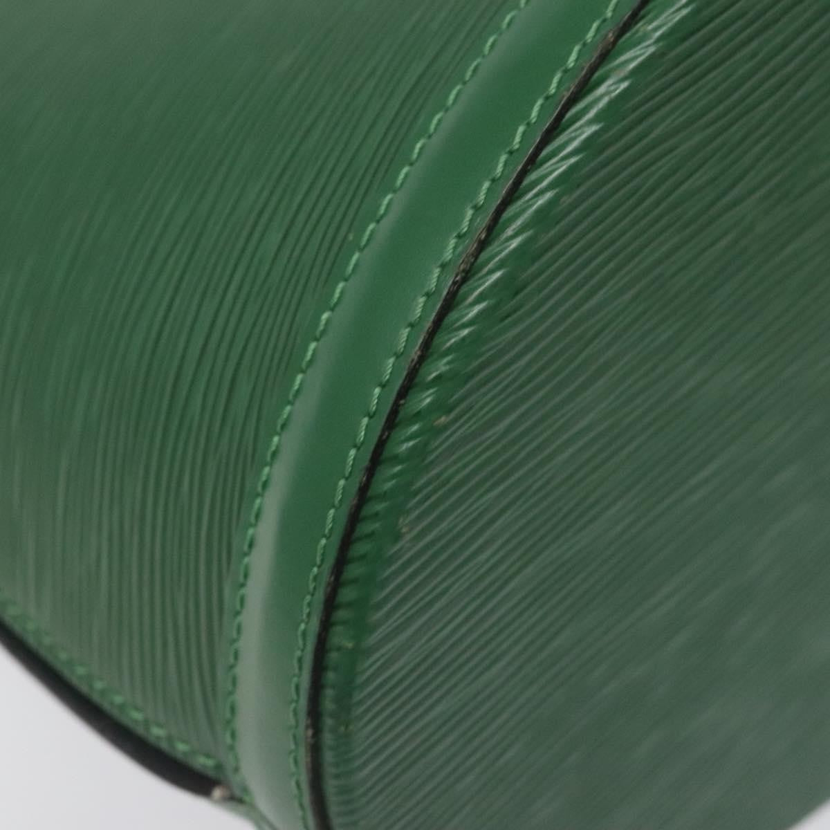 Louis Vuitton Cluny Shoulder Bag Epi Leather, GREEN, LEATHER, Shoulder bag