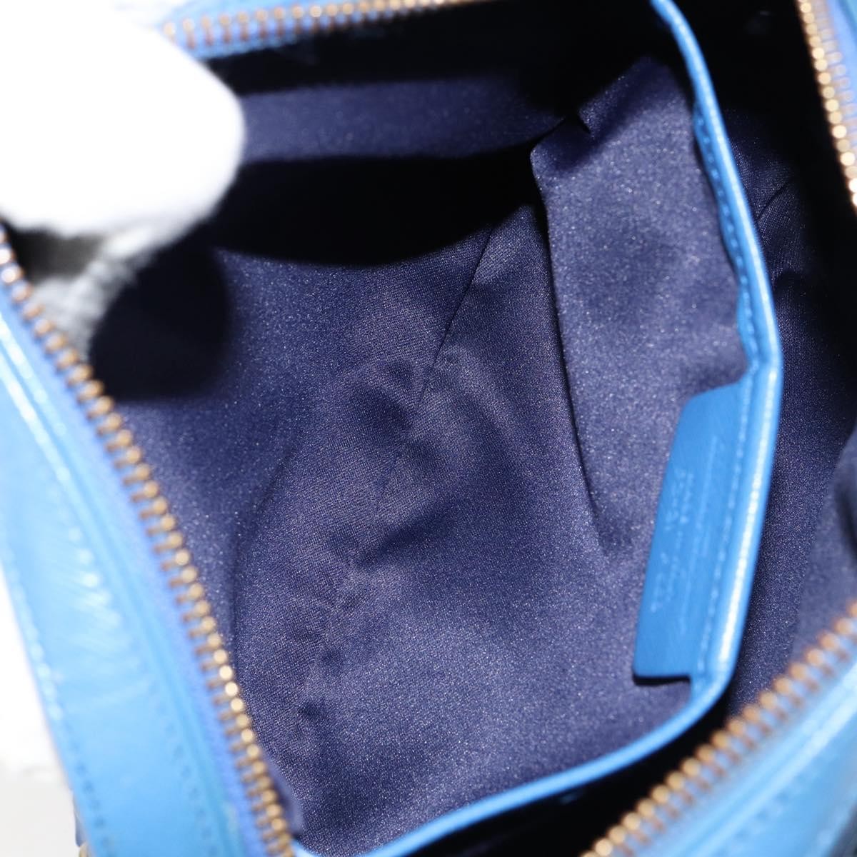 Salvatore Ferragamo Vala Chain Shoulder bag Leather, BLUE, LEATHER, Shoulder bag