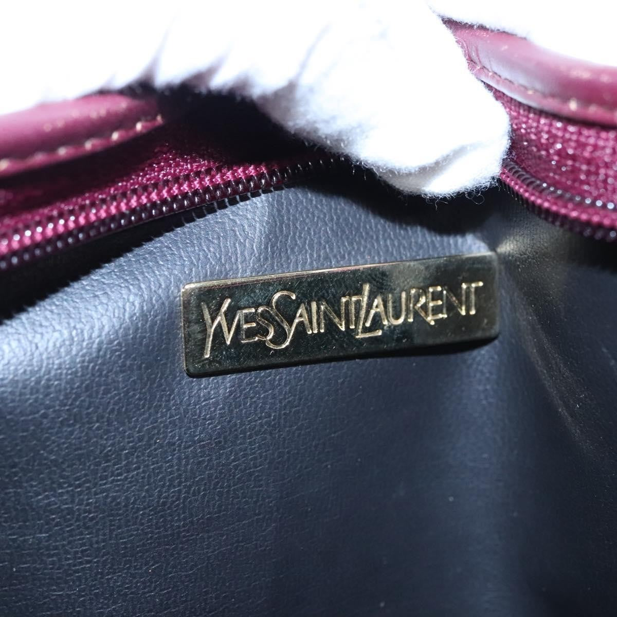 Saint Laurent Zipped Pouch Canvas, GRAY, PVC, Clutche & pouche