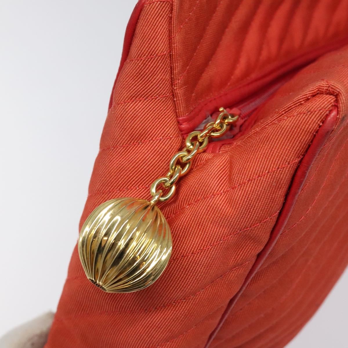 Bally Vintage Shoulder Bag Nylon, ORANGE, NYLON, Shoulder bag