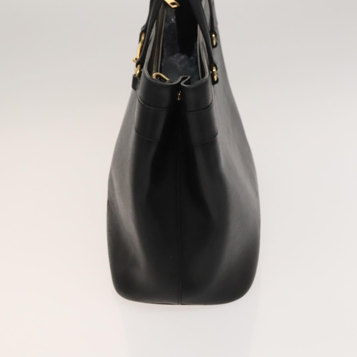 Gucci Bright Bit Convertible Tote Leather, BLACK, LEATHER, Handbag