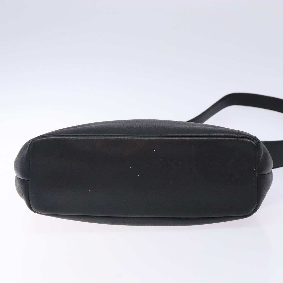 Loewe Vintage Shoulder Bag Leather, BLACK, LEATHER, Shoulder bag