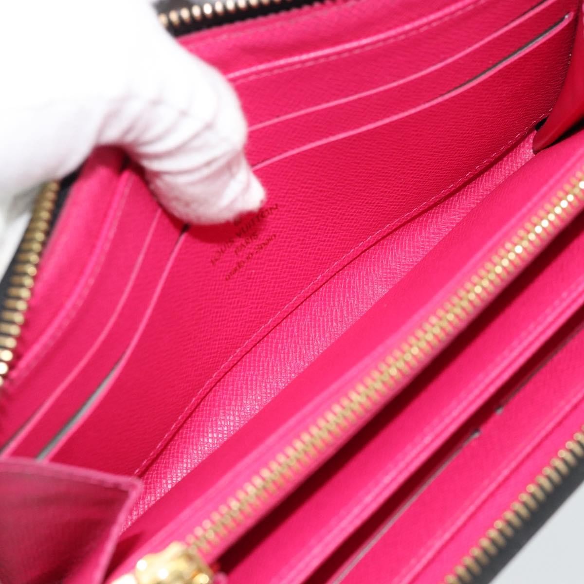 Louis Vuitton Aerogram Zippy Wallet Leather, Black, Canvas, Wallet
