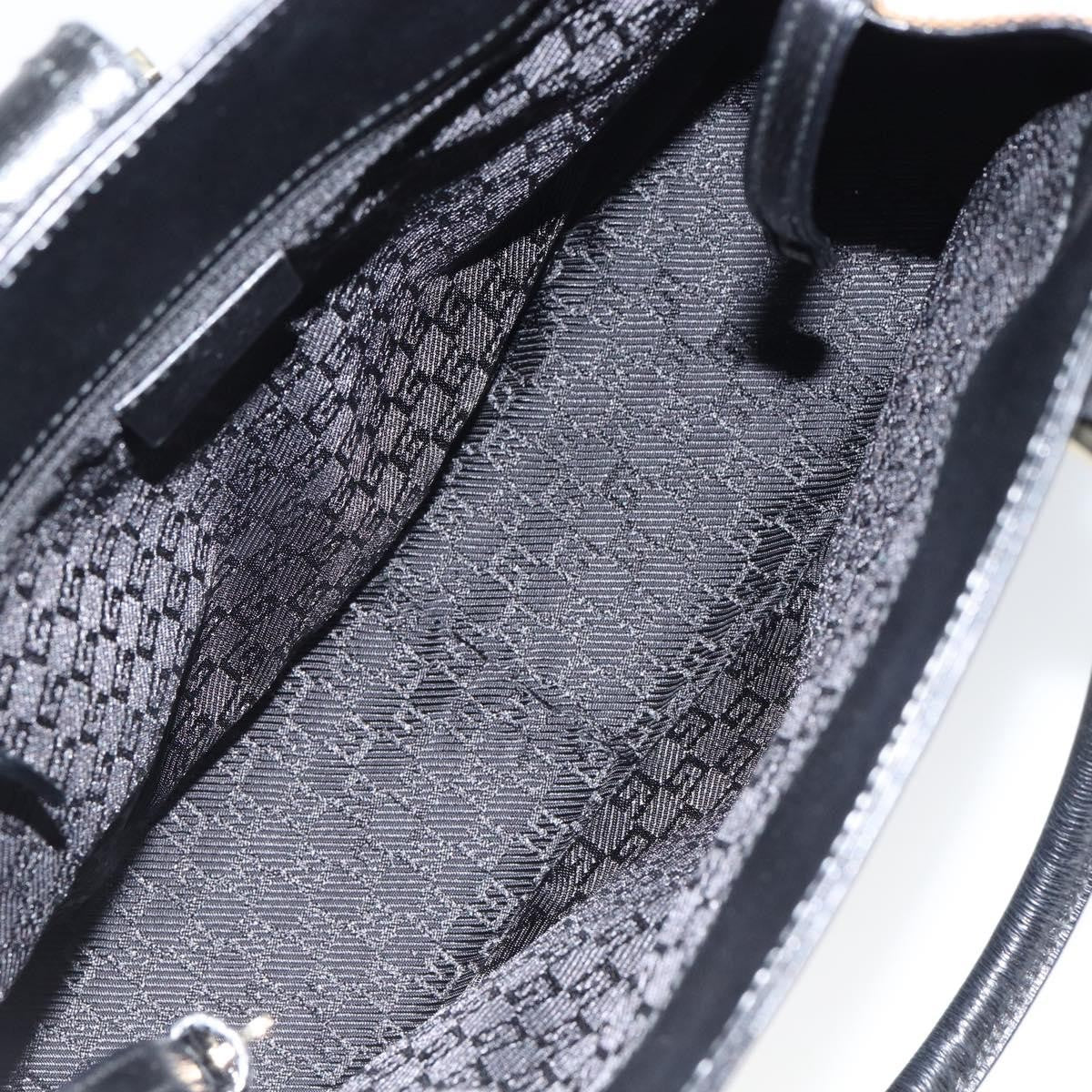 Gucci Vintage square G handbag Canvas, GRAY, CANVAS, Handbag