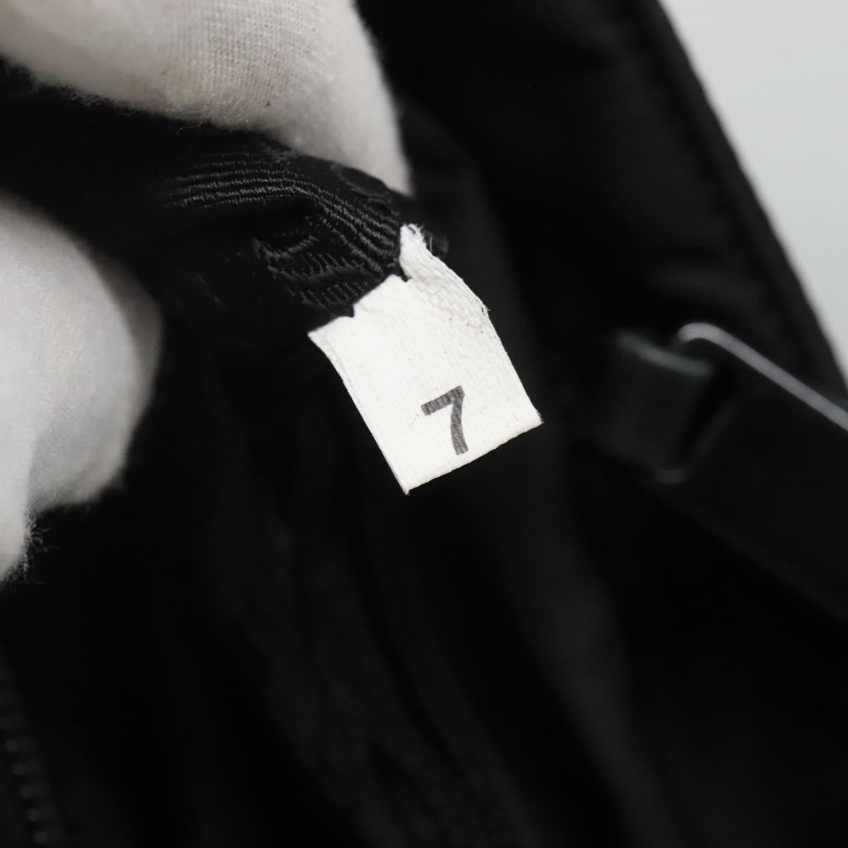 Prada Chain Shoulder Bag Tessuto, BLACK, NYLON, Shoulder bag