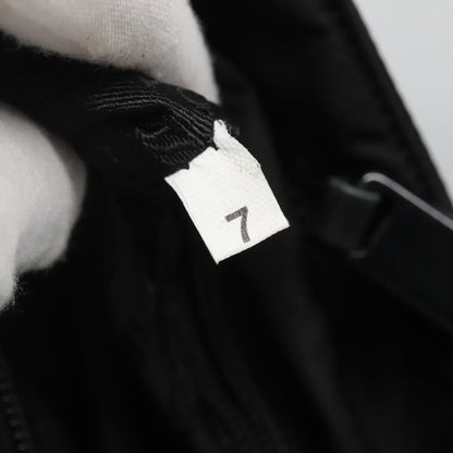 Prada Chain Shoulder Bag Tessuto, BLACK, NYLON, Shoulder bag