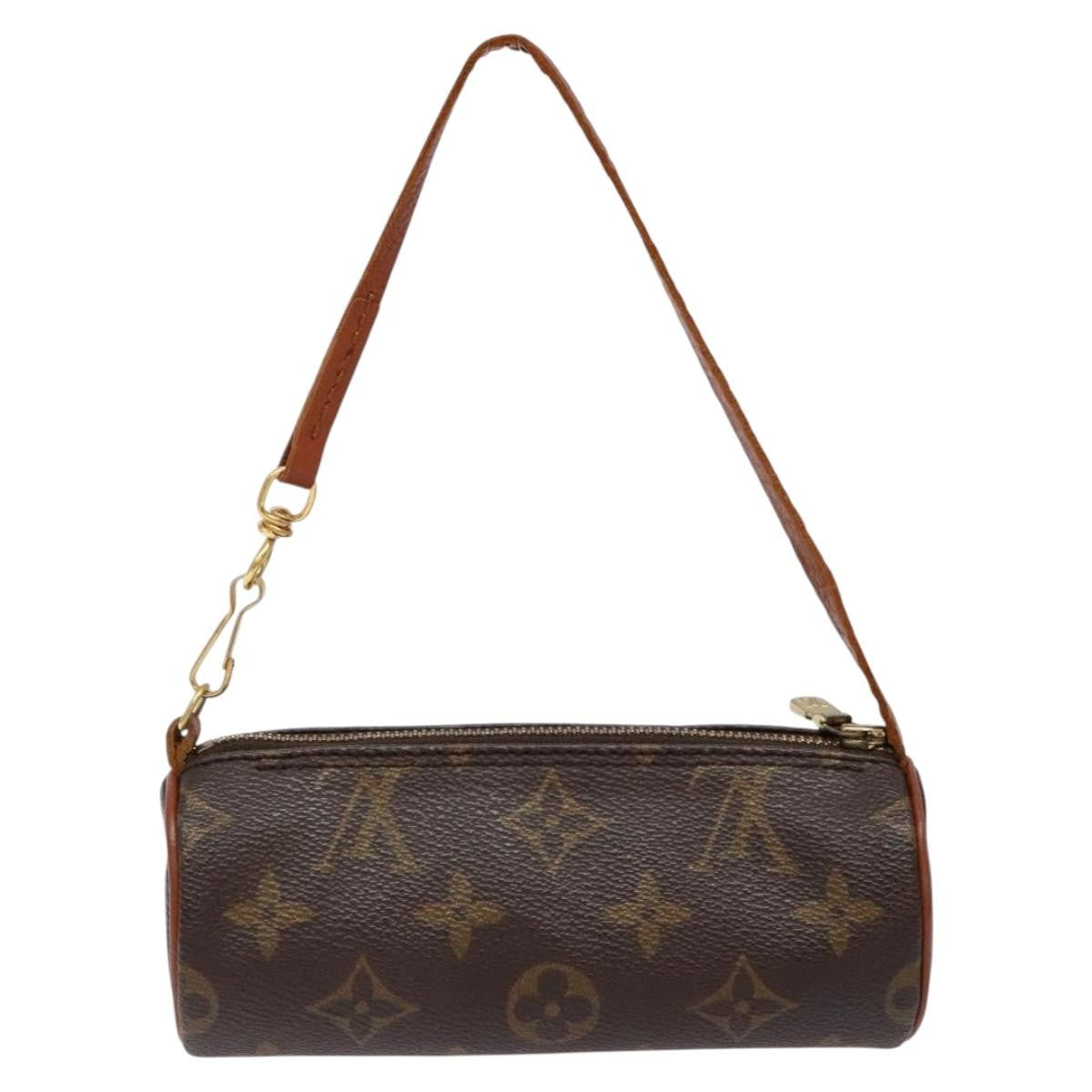 Louis Vuitton Papillon Pochette Monogram Canvas, BROWN, CANVAS, Handbag