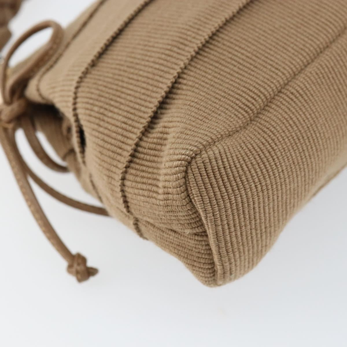 Salvatore Ferragamo Vala Shoulder Bag Nylon, BEIGE, NYLON, Shoulder bag