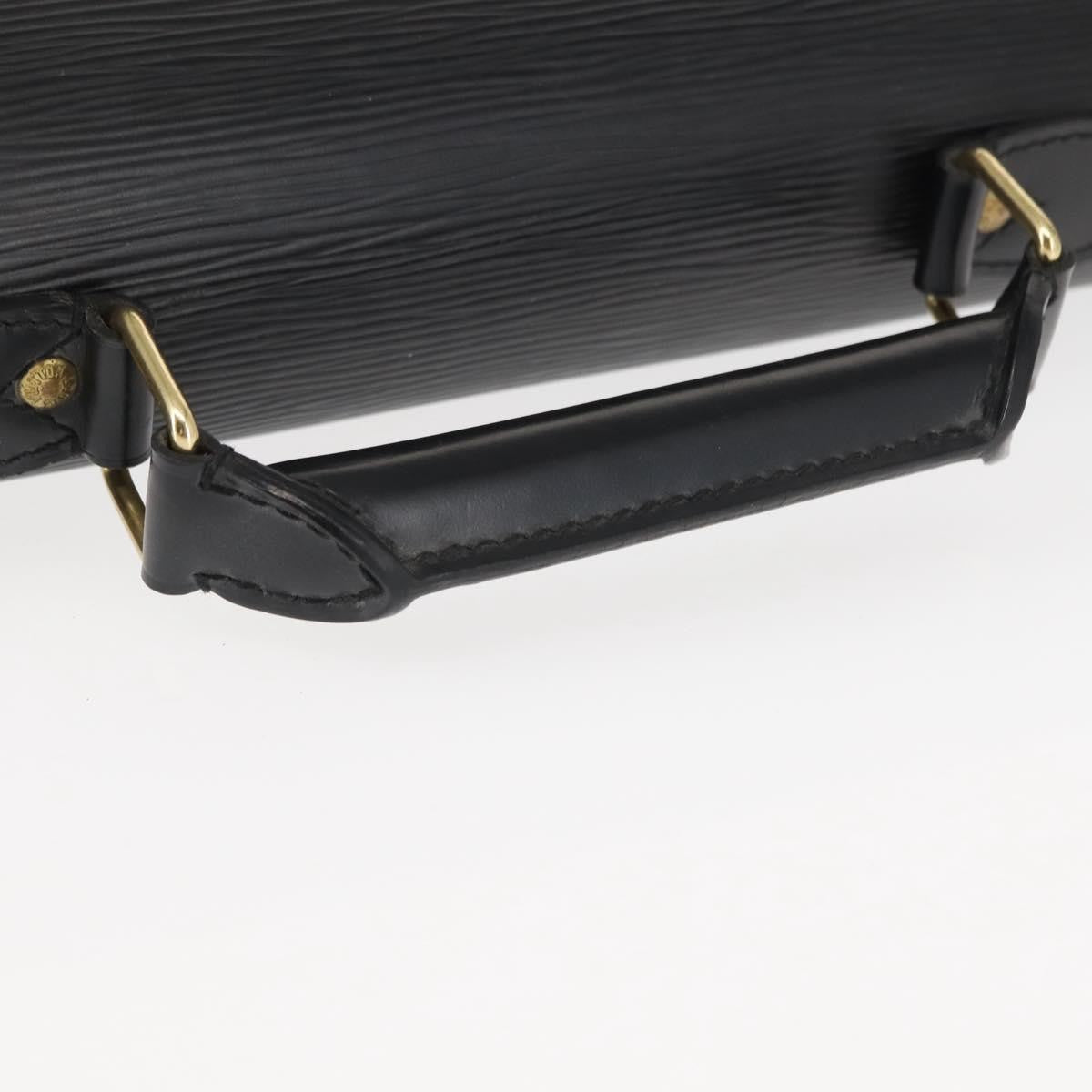 Louis Vuitton Serviette Conseiller Briefcase Epi Leather, BLACK, LEATHER, Briefcase