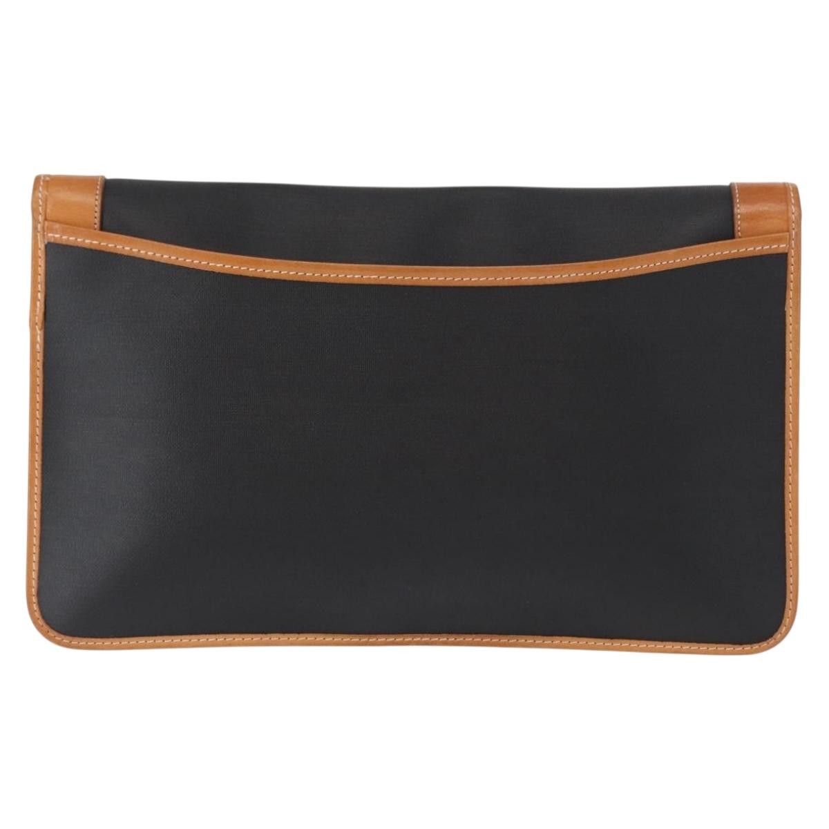 Christian Dior Clutch bag Leather, BLACK, LEATHER, Clutche & pouche