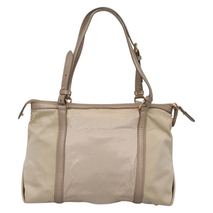 Salvatore Ferragamo Vala Handbag Nylon, Beige, Nylon, Handbag
