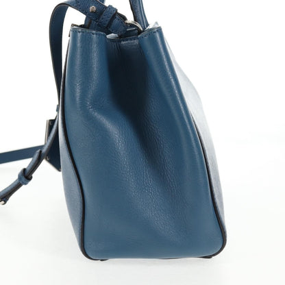 Fendi 2Jours Bag Leather, BLUE, LEATHER, Handbag