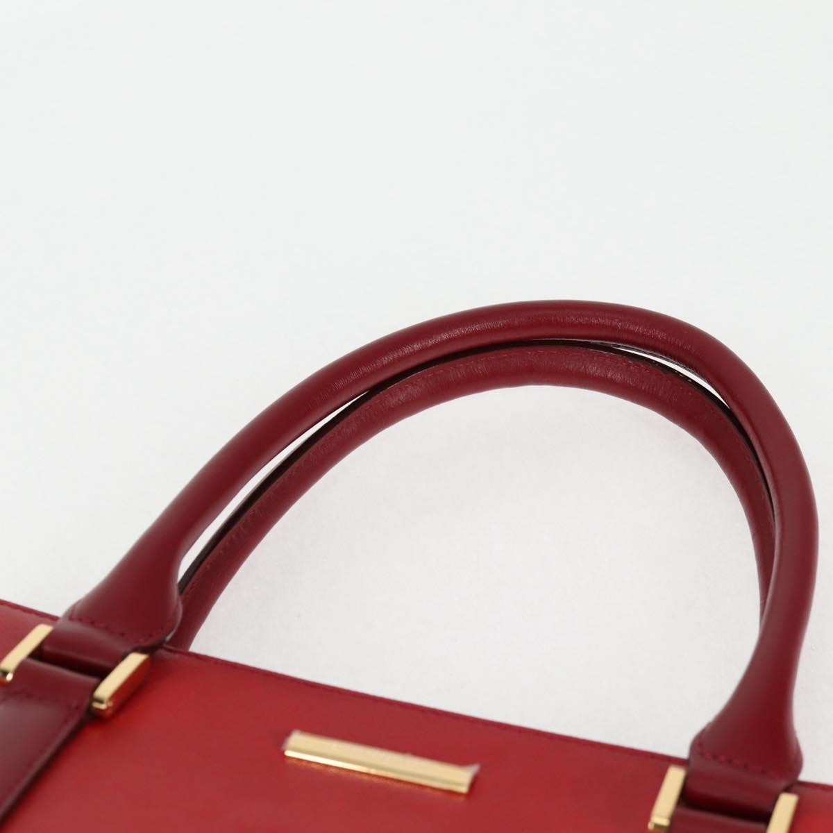 Burberry Vintage Handbag Leather, RED, LEATHER, Handbag