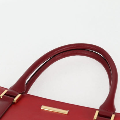 Burberry Vintage Handbag Leather, RED, LEATHER, Handbag