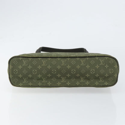 Louis Vuitton Lucille Handbag Mini Lin, KHAKI, CANVAS, Handbag