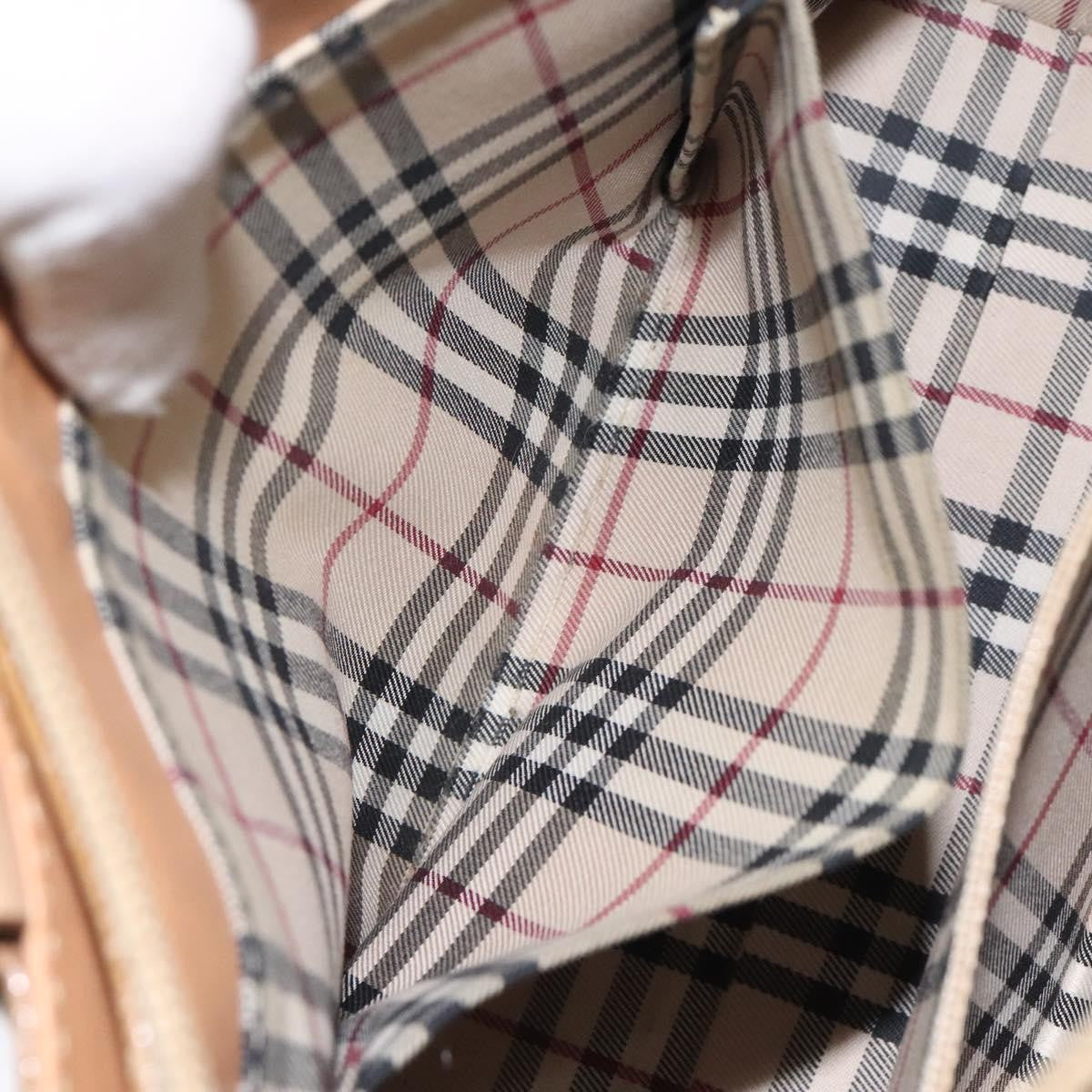 Burberry Vintage Handbag Leather, BEIGE, LEATHER, Handbag