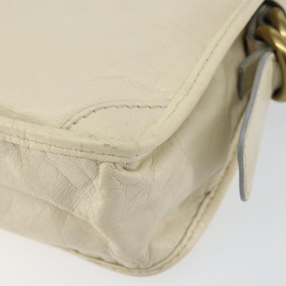 Chloe Vintage handbag Leather, WHITE, LEATHER, Handbag