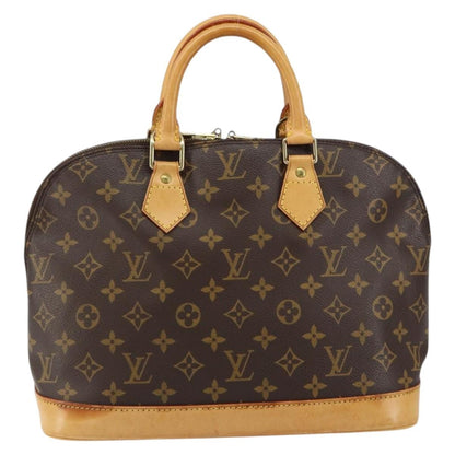 Louis Vuitton Alma Handbag Monogram Canvas, BROWN, CANVAS, Handbag