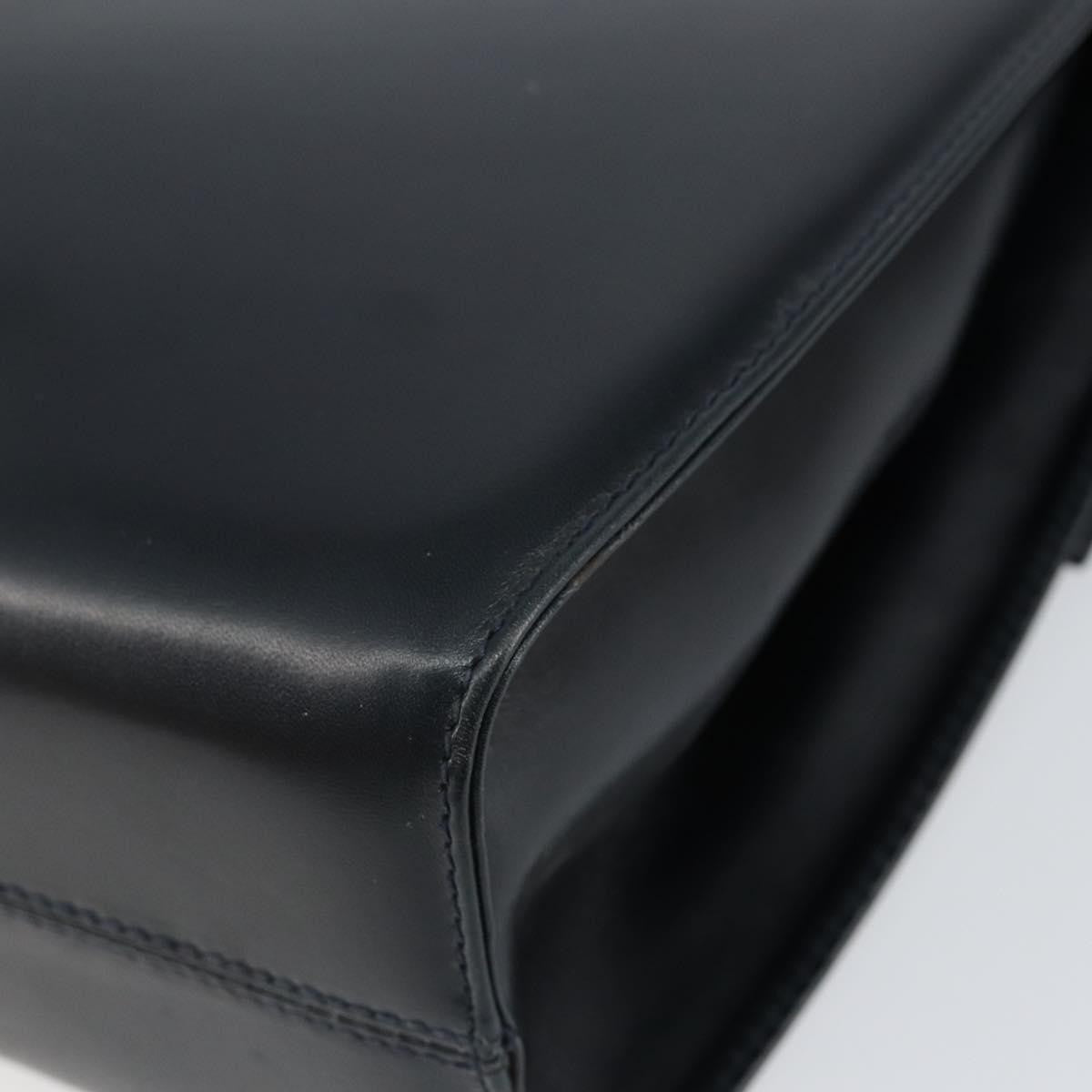 Salvatore Ferragamo Gancini Shoulder Bag Leather, BLACK, LEATHER, Shoulder bag