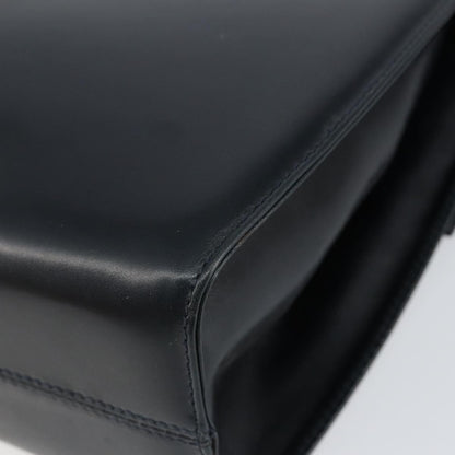 Salvatore Ferragamo Gancini Shoulder Bag Leather, BLACK, LEATHER, Shoulder bag