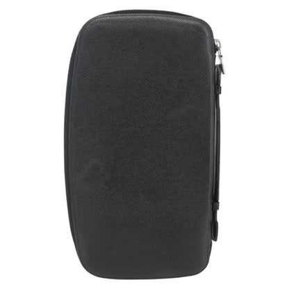 Louis Vuitton Atoll Organizer Wallet Taiga Leather, BLACK, LEATHER, Clutche & pouche