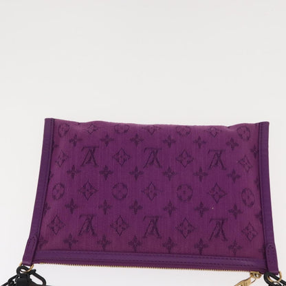 Louis Vuitton Double Flat Messenger Bag Limited Edition Logo Story Monogram Canvas and Denim, MULTICOLOUR, CANVAS, Shoulder bag