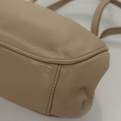 Celine Handbag Leather, BEIGE, LEATHER, Handbag