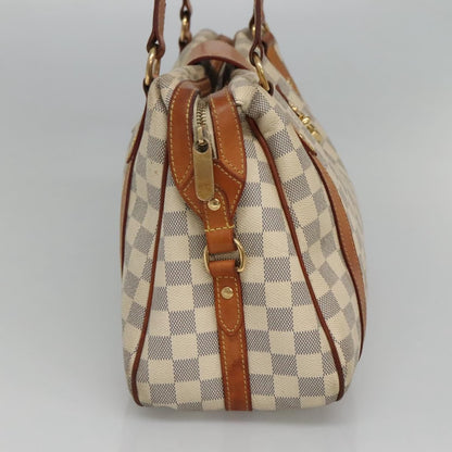 Louis Vuitton Stresa Handbag Damier, WHITE, CANVAS, Tote bag