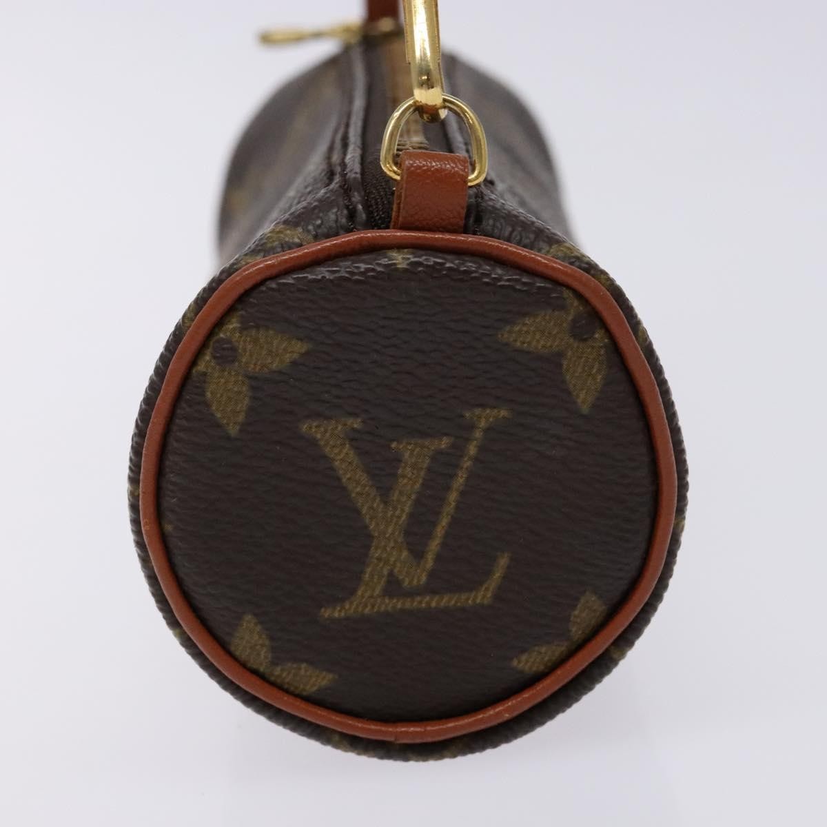 Louis Vuitton Papillon Pochette Monogram Canvas, BROWN, CANVAS, Handbag