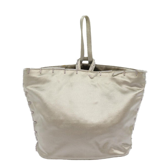 Prada Vintage Handbag Tessuto, SILVER, NYLON, Handbag