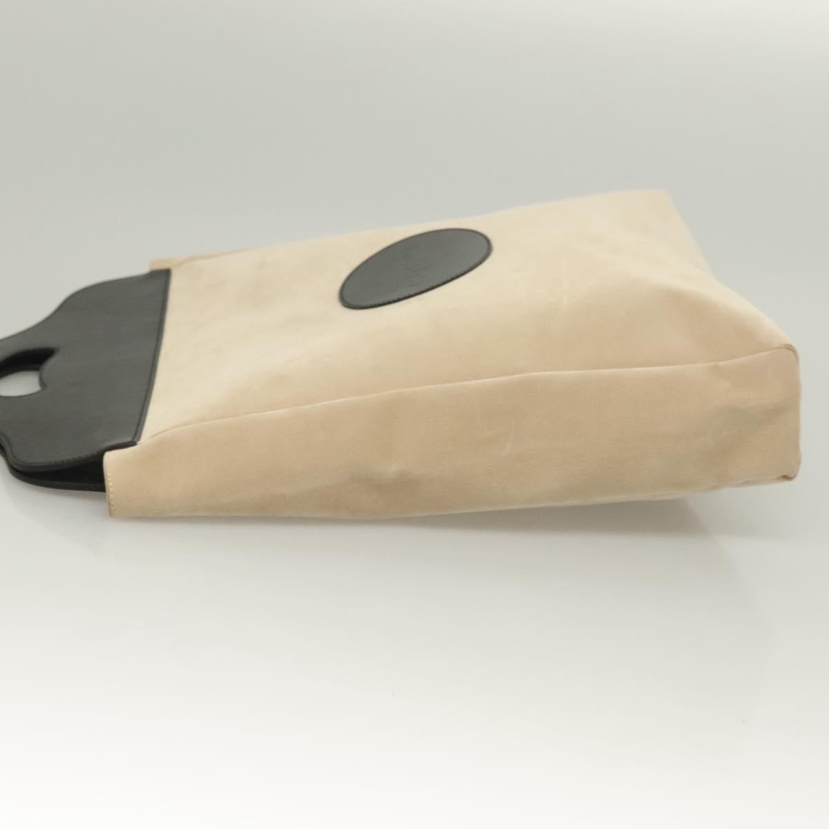 Gucci Vintage Handbag Suede, BEIGE, SUEDE, Handbag