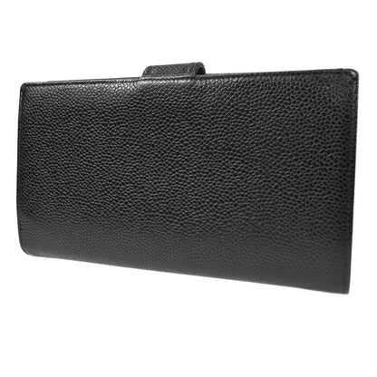 Chanel Timeless CC French Wallet Caviar, BLACK, LEATHER, Wallets