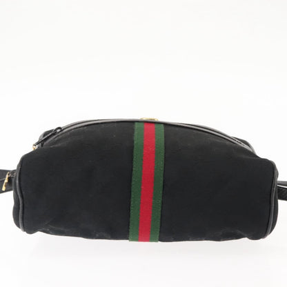 Gucci Ophidia Shoulder Bag GG Coated Canvas, BLACK, CANVAS, Shoulder bag