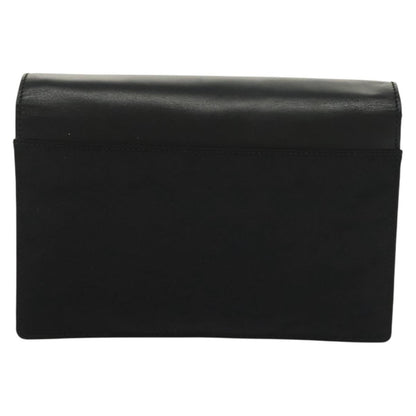 Gucci Pochette Nylon, BLACK, NYLON, Clutche & pouche