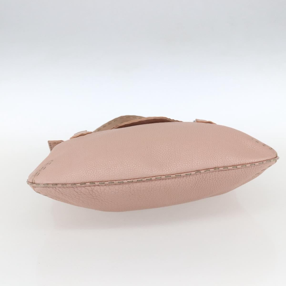 Fendi Selleria Tote Leather, PINK, LEATHER, Tote bag