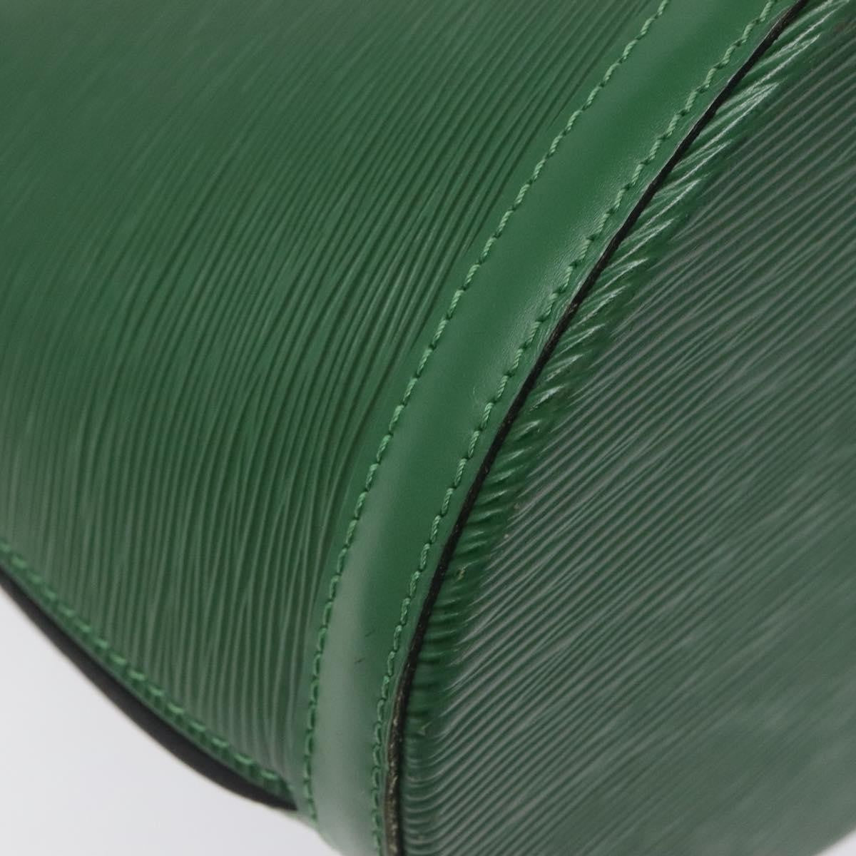 Louis Vuitton Cluny Shoulder Bag Epi Leather, GREEN, LEATHER, Shoulder bag