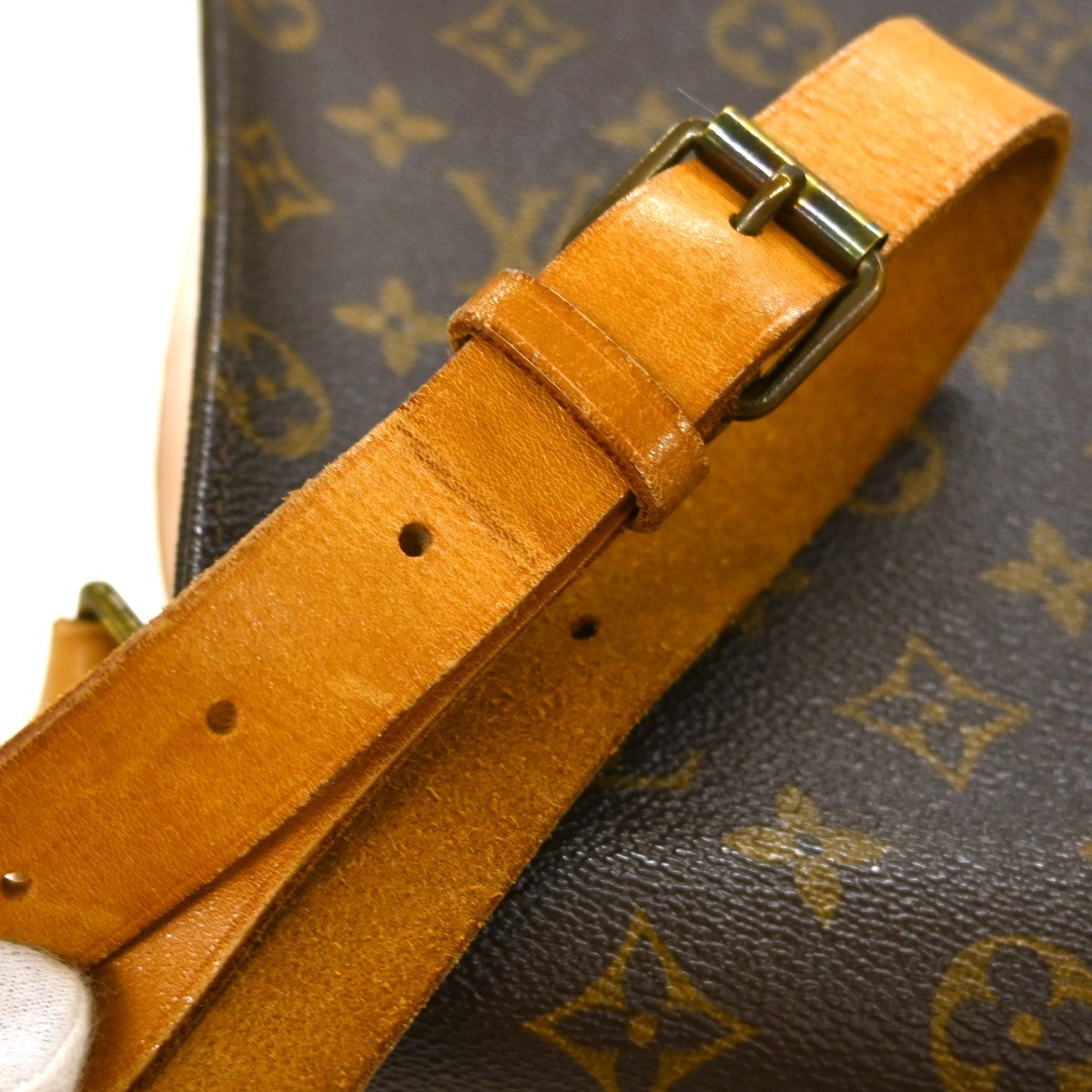 Louis Vuitton Cartouchiere Handbag Monogram Canvas, Brown, Canvas, Shoulder Bag