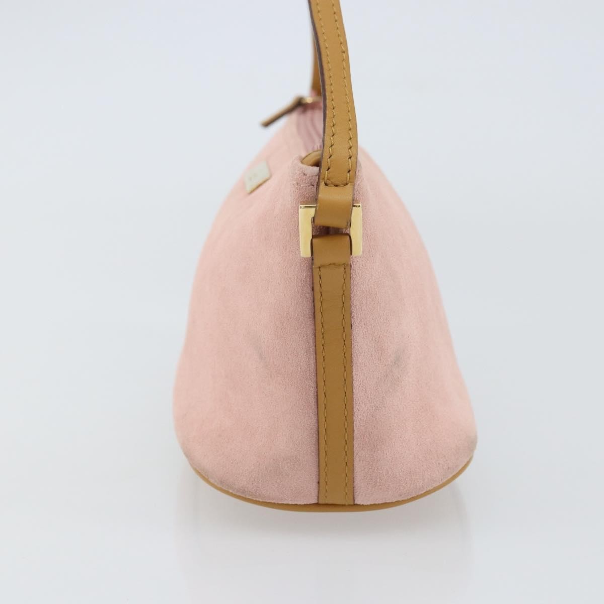 Gucci Vintage clutch Bag Leather, PINK, SUEDE, Clutche & pouche