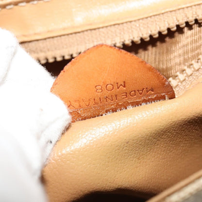 Celine Vintage Macadam Shoulder Bag Canvas, BEIGE, CANVAS, Shoulder bag