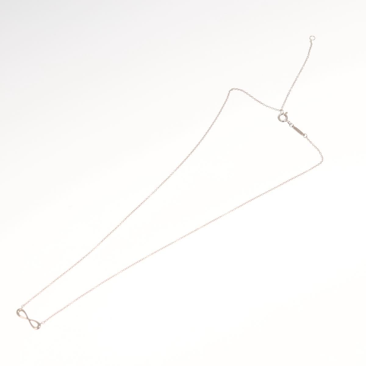 Tiffany & Co. Infinity Pendant Necklace Silver, SILVER, SILVER, Necklace