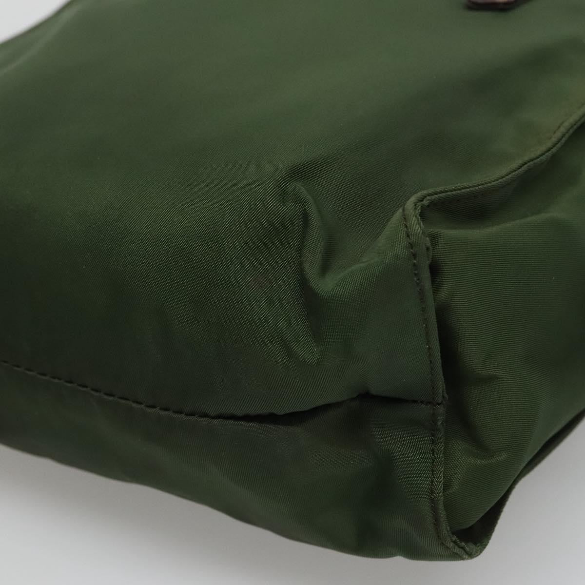 Prada Vintage Handbag Tessuto, KHAKI, NYLON, Handbag